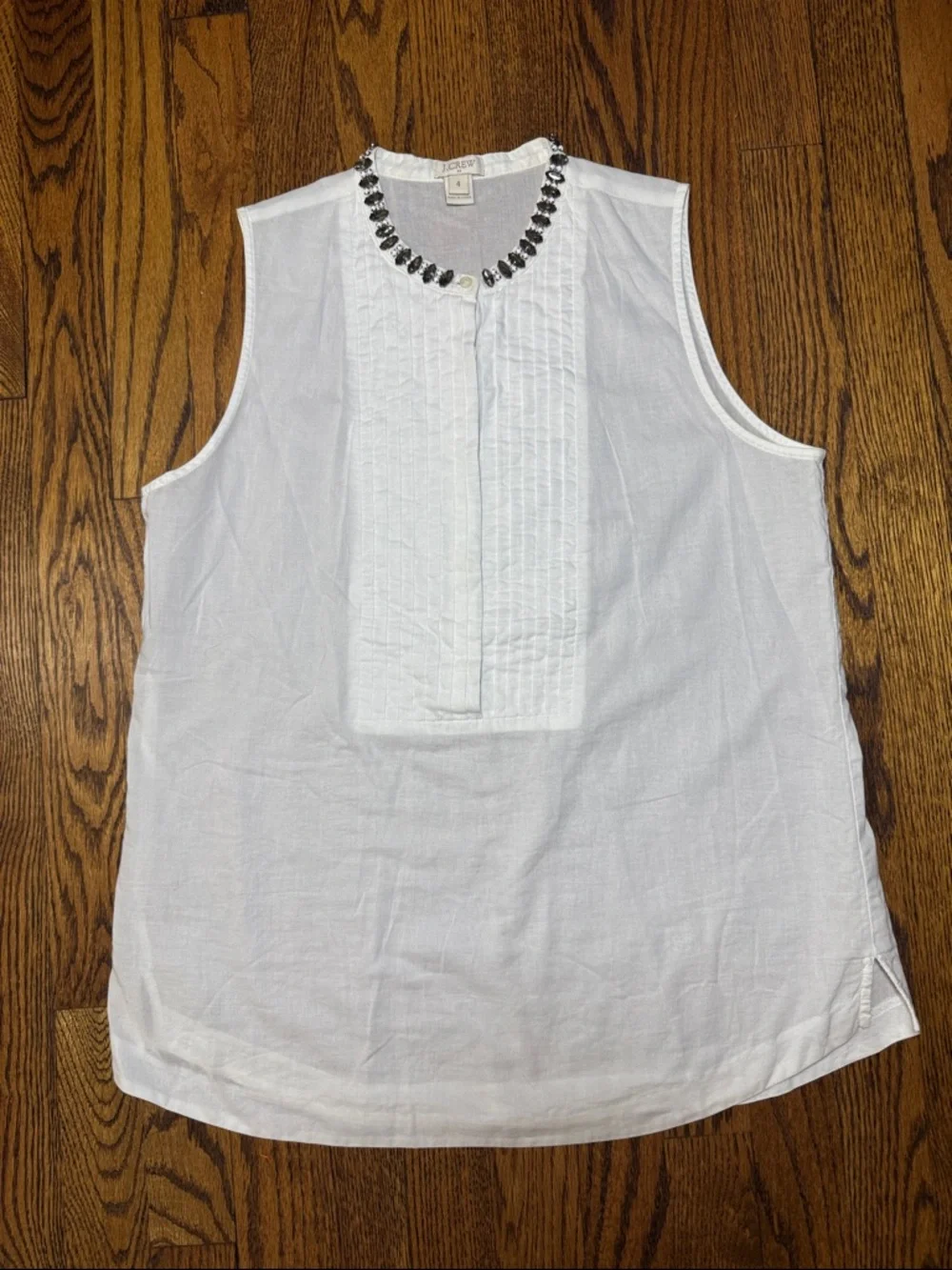 J. Crew sleeveless 100%